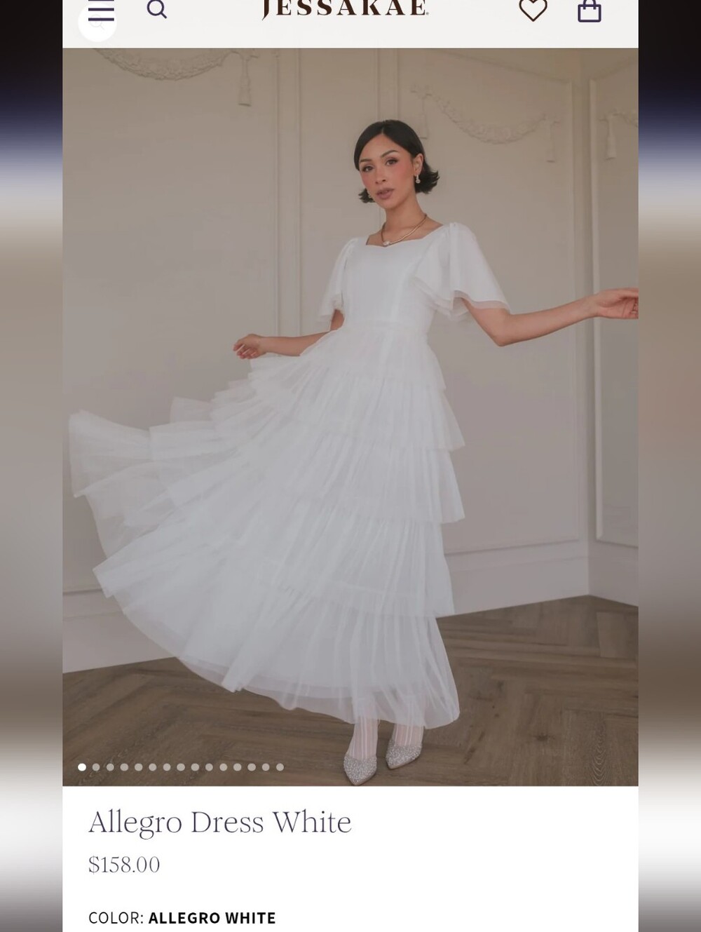 JessaKae Allegro Dress White